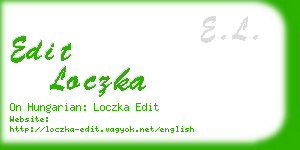 edit loczka business card